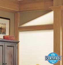 angles honeycomb shade